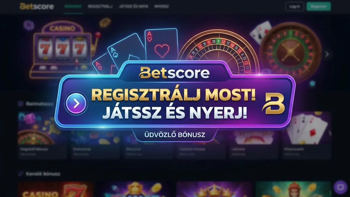 Regisztráció bónusszal